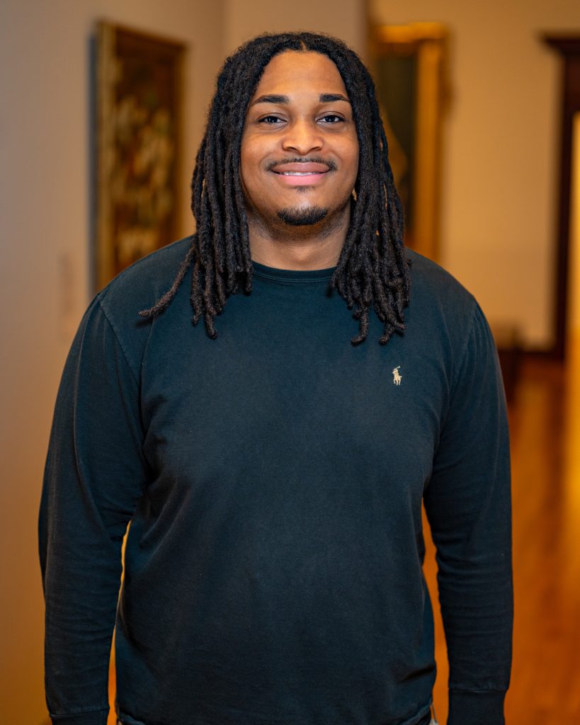 Deandre Council in a black shirt