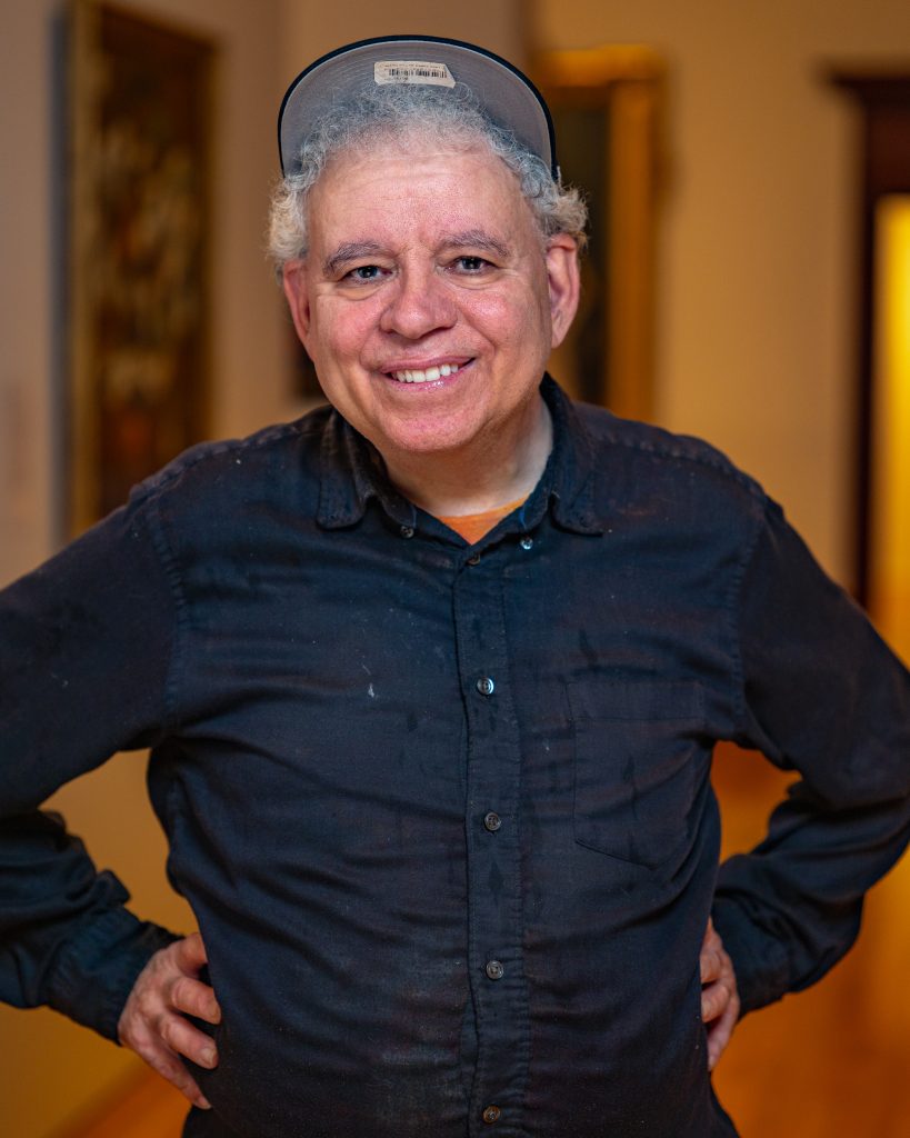Ronnie Fulliero in a black shirt with a hat