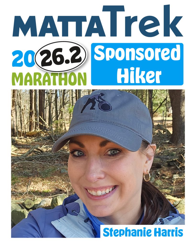 graphic of Mattatrek sponsored hiker Stephanie Harris