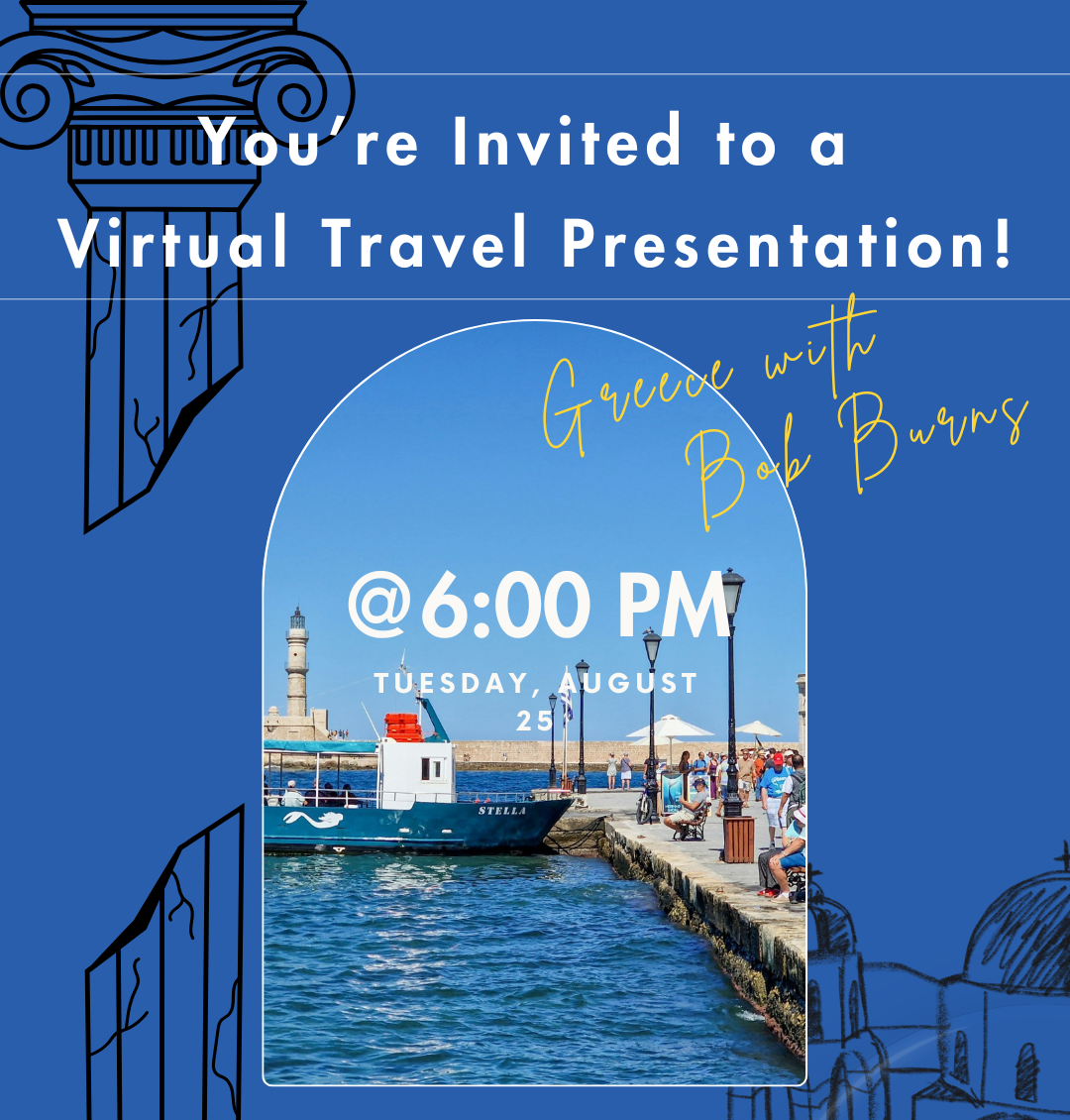 You're Invited to a Virtual Travel Presentation! Learn more about this exciting journey and have all your questions answered during our complimentary online presentation: Tuesday, August 25th at 6:00 PM. Make sure to add this to your personal calendar so you dont miss it! Here is the zoom invite: https://collette.zoom.us/meeting/register/U4-VQ4utRHORWuBTFrMOKQ